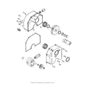 AH132362VR - Reman Webster PTO Gear Pump (1000 RPM) - John Deere